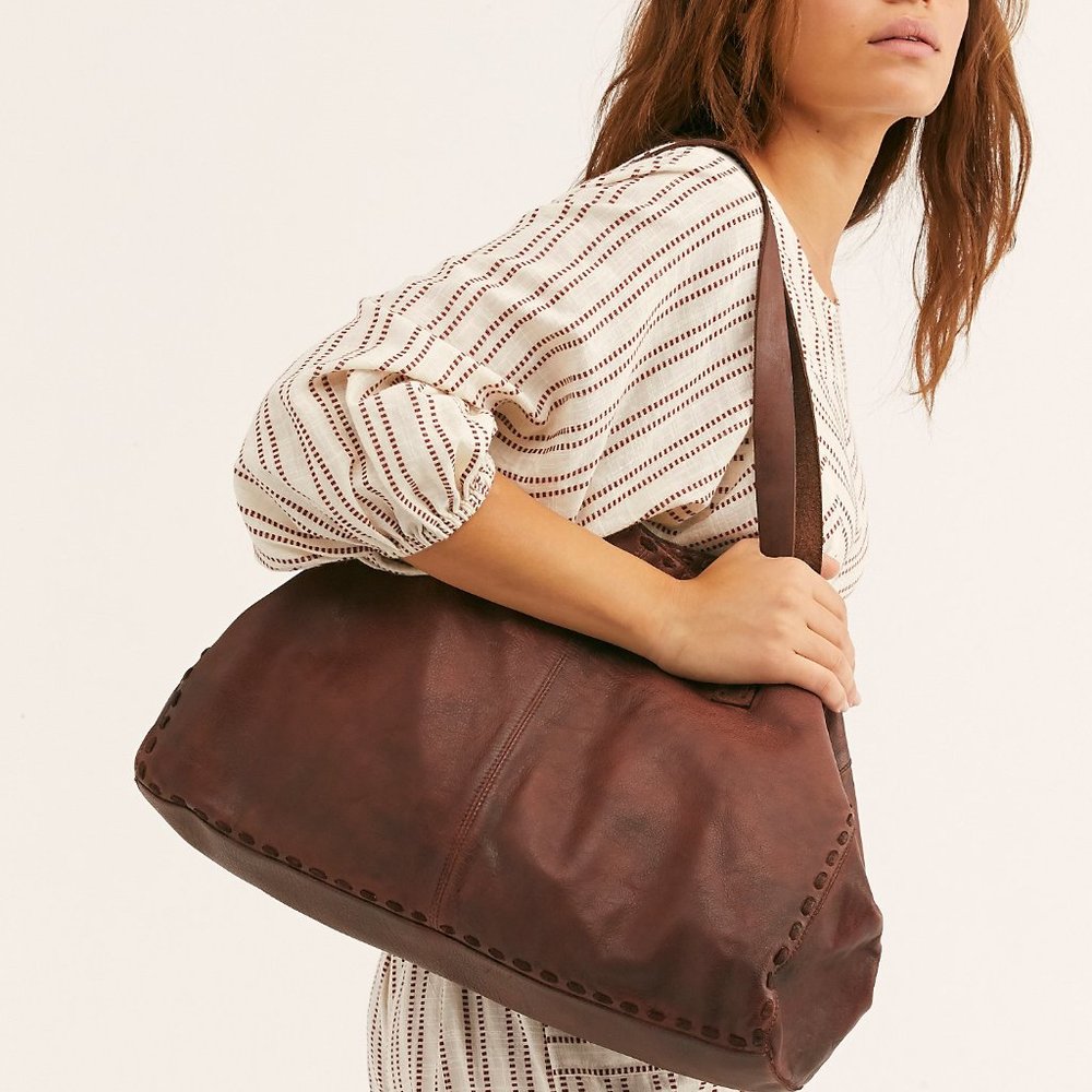 Free People Collection Camille Tote | Chocolate